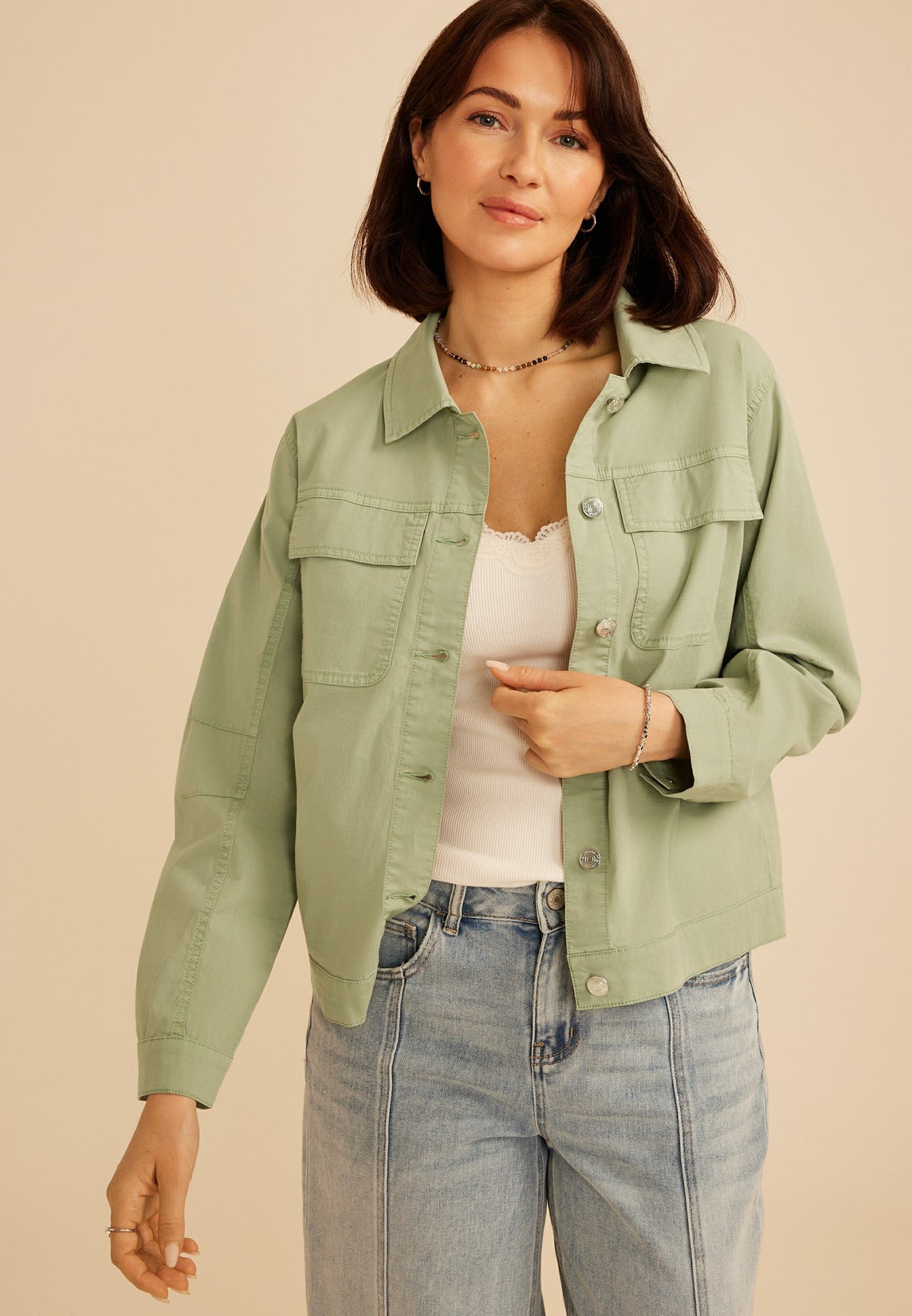Maurices Poplin Jacket