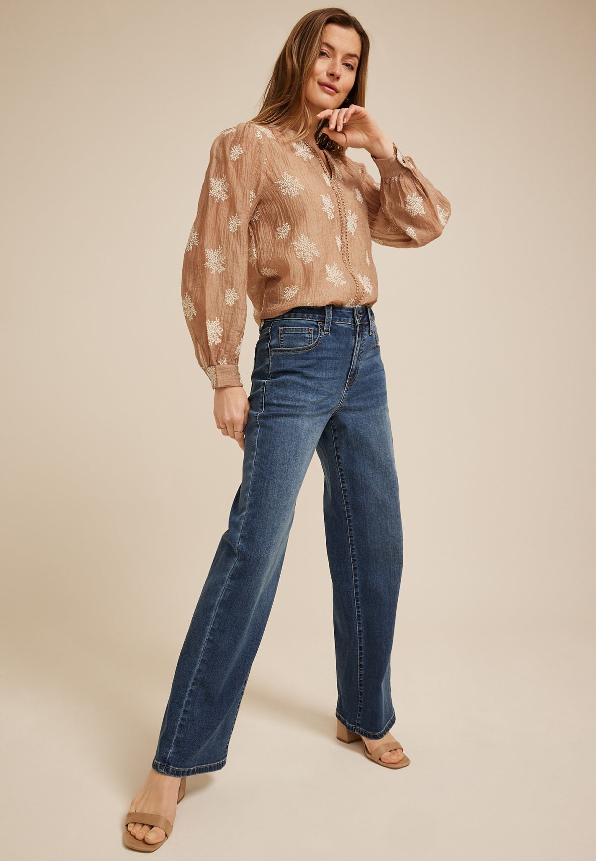 Maurices m jeans by maurices™ Classic Dark High Rise Wide Leg Jean