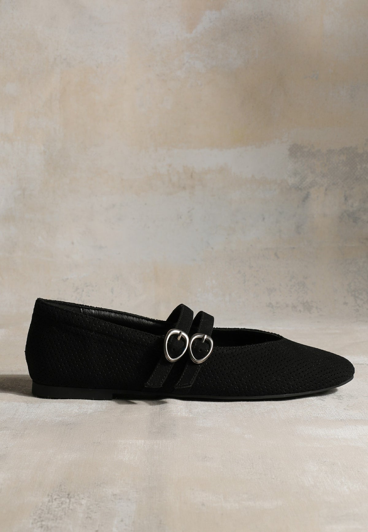 Maurices SuperCush Perforated Double Strap Mary Jane Flats