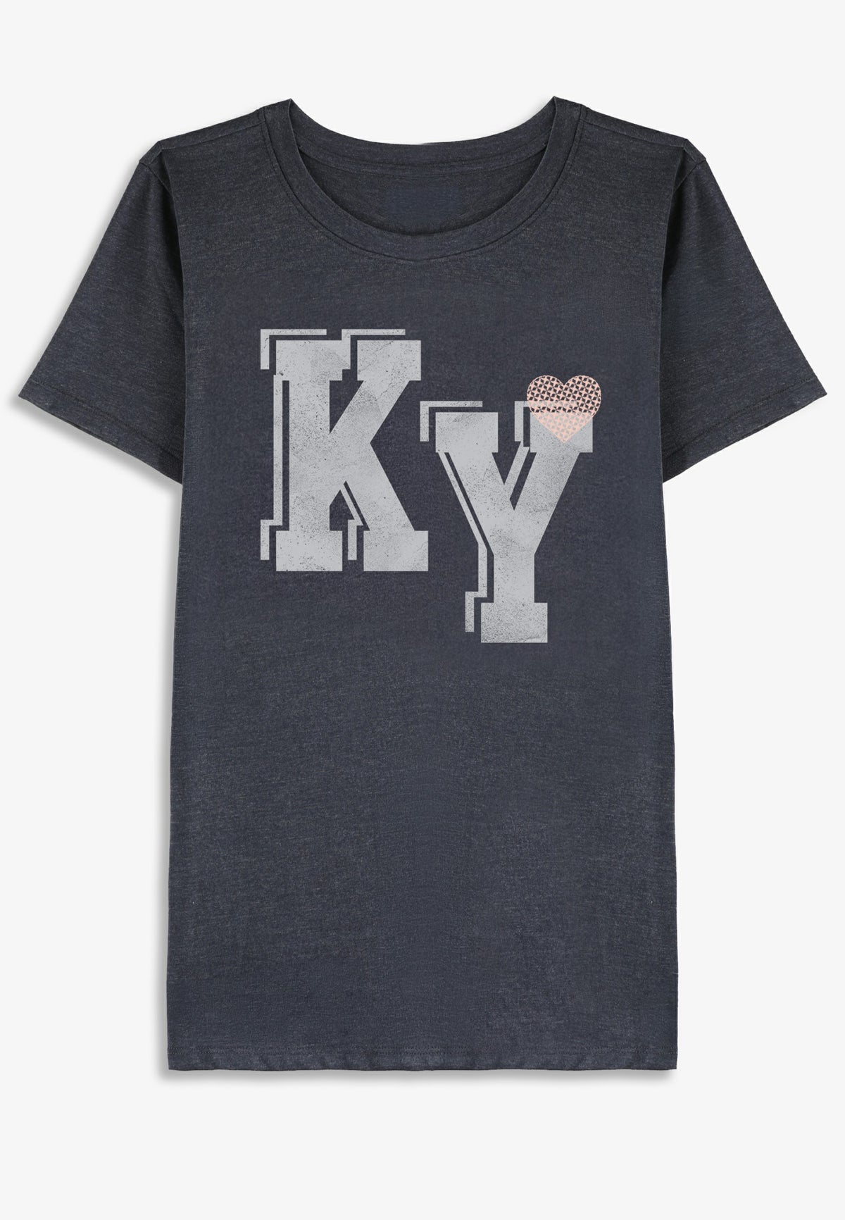 Maurices Plus Size State Varsity Embroidered Heart Classic Graphic Tee