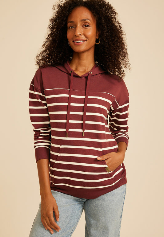Maurices Homeward Striped Hoodie