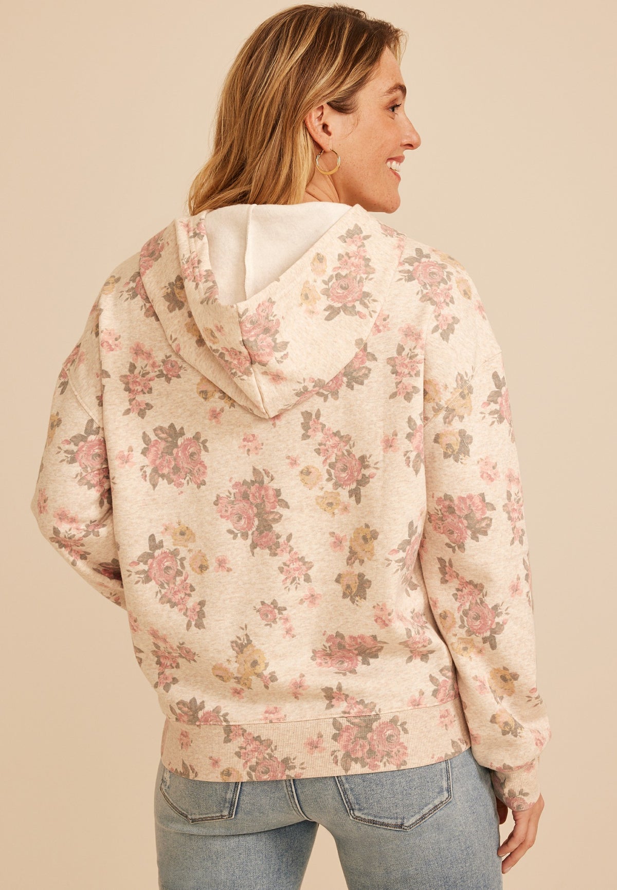 Maurices Floral Print Hoodie