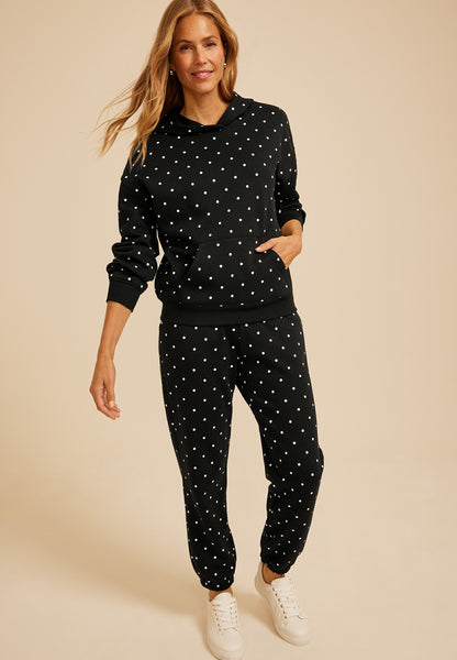 Maurices Polka Dot Hoodie