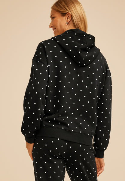 Maurices Polka Dot Hoodie