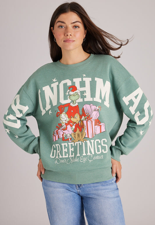 Maurices Grinchmas Greetings Graphic Sweatshirt