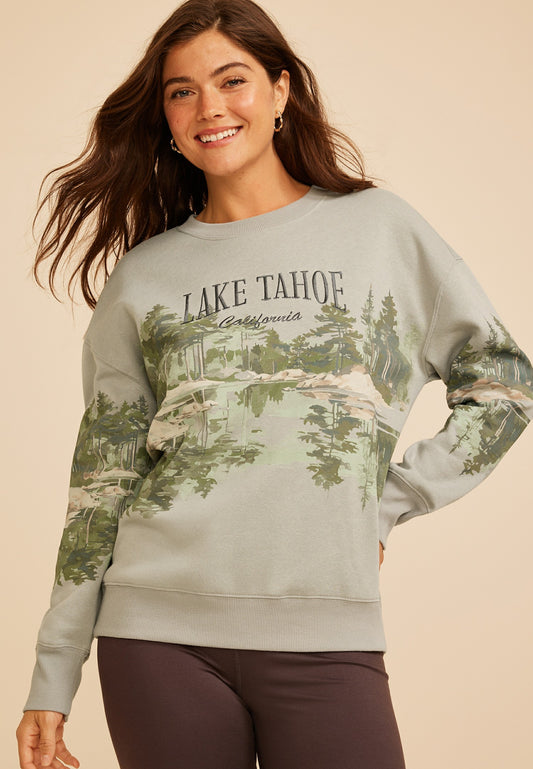 Maurices Lake Tahoe California Graphic Sweatshirt