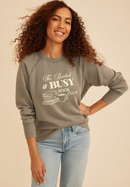 Maurices Booked And Busy Book Club Sweatshirt
