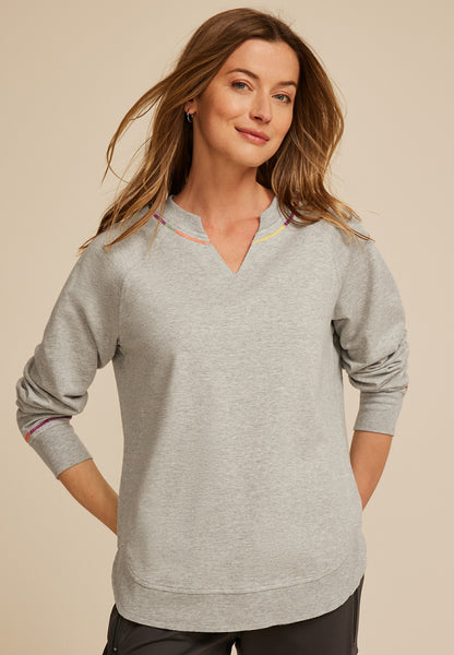 Maurices Sunhaven Notch Neck Sweatshirt