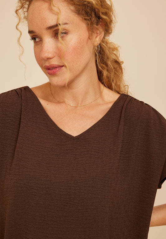 Maurices Dolman Short Sleeve Blouse