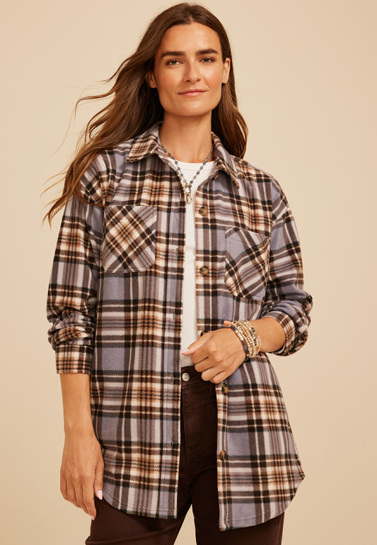 Maurices Wilder Plaid Shacket
