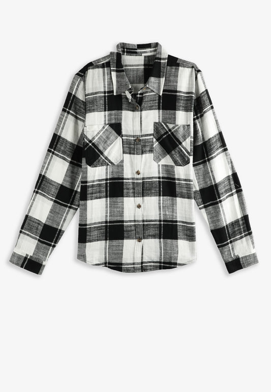 Maurices Classic Plaid Button Down Shirt
