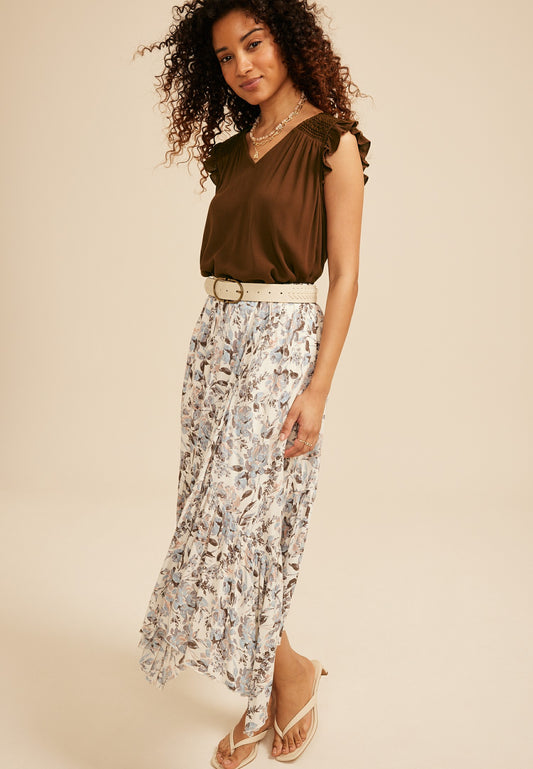 Maurices Crochet Shoulder Blouse