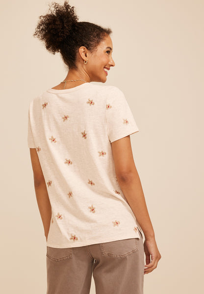 Maurices 24/7 Dawson Gingerbread Man Crew Neck Tee