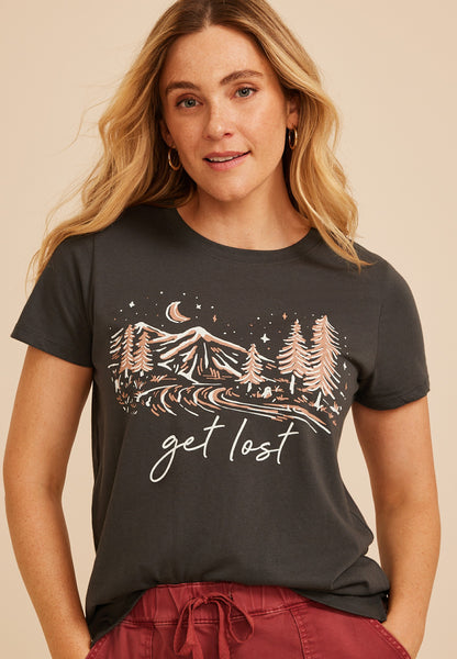 Maurices Get Lost Classic Fit Graphic Tee