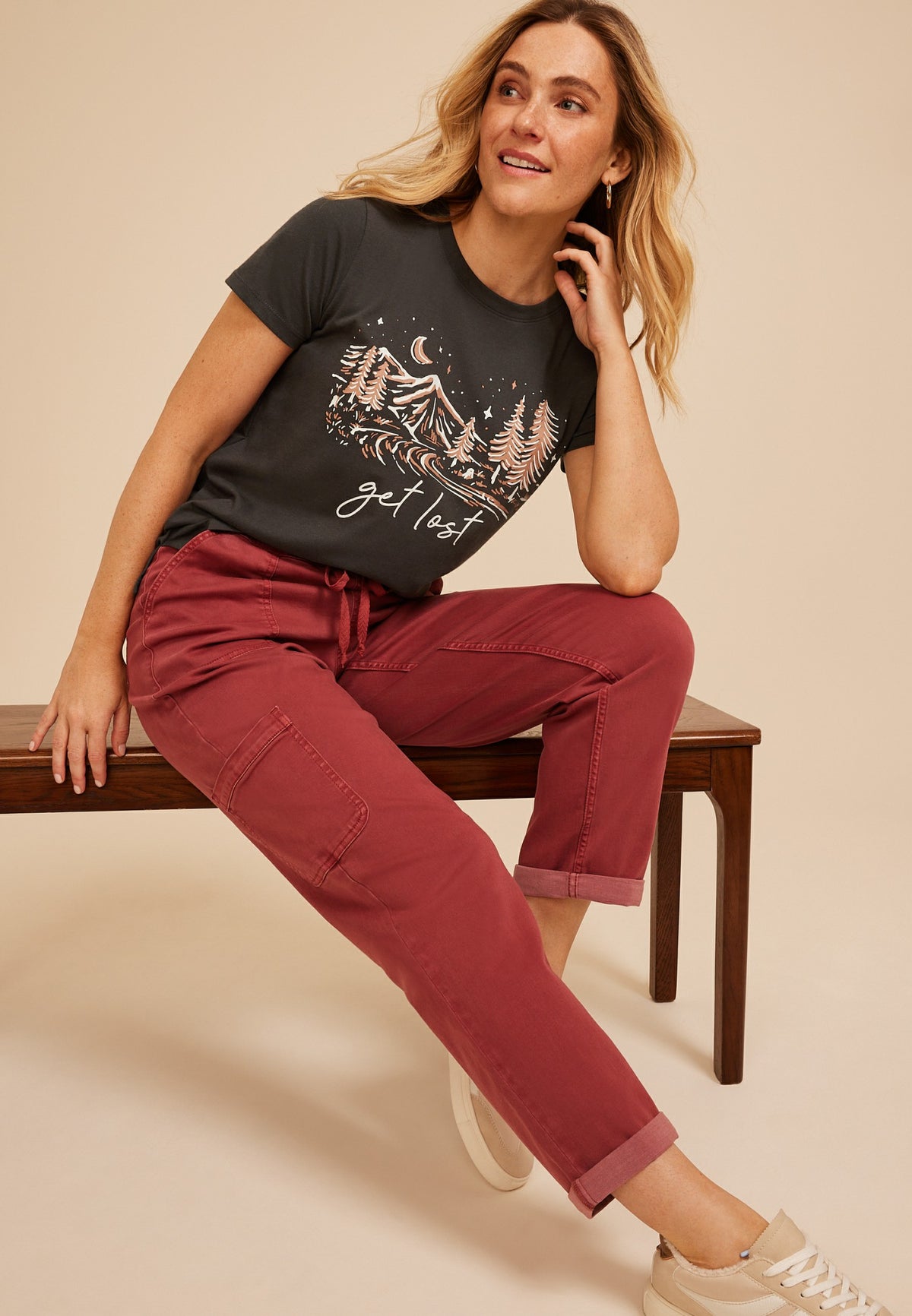 Maurices Get Lost Classic Fit Graphic Tee