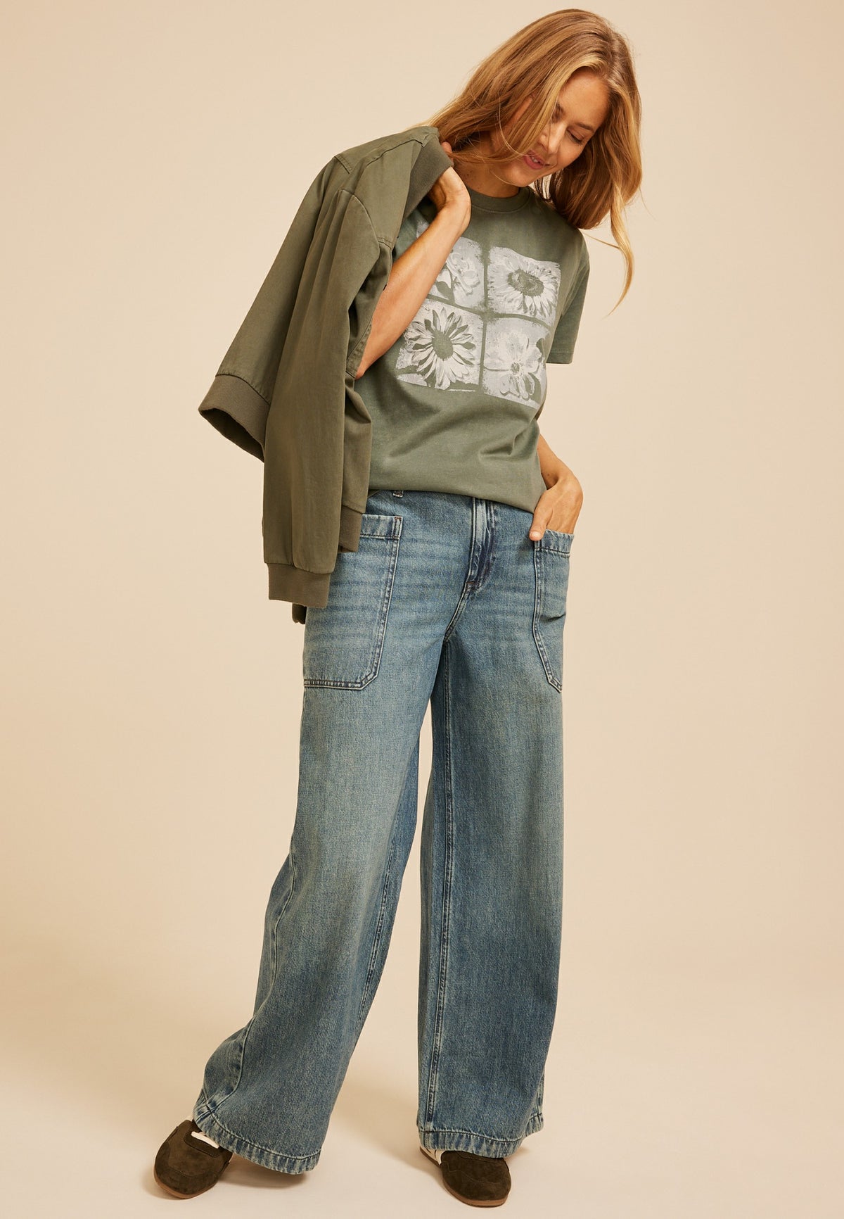 Maurices Floral Relaxed Fit Graphic Tee