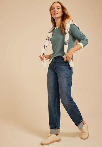 Maurices 24/7 Twofer Long Sleeve Tee