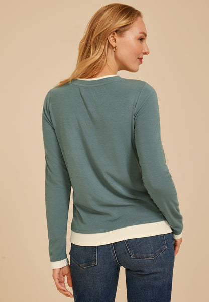 Maurices 24/7 Twofer Long Sleeve Tee