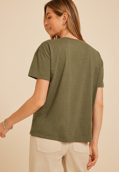 Maurices Happiest When Dilly Dallying Vintage Fit Graphic Tee