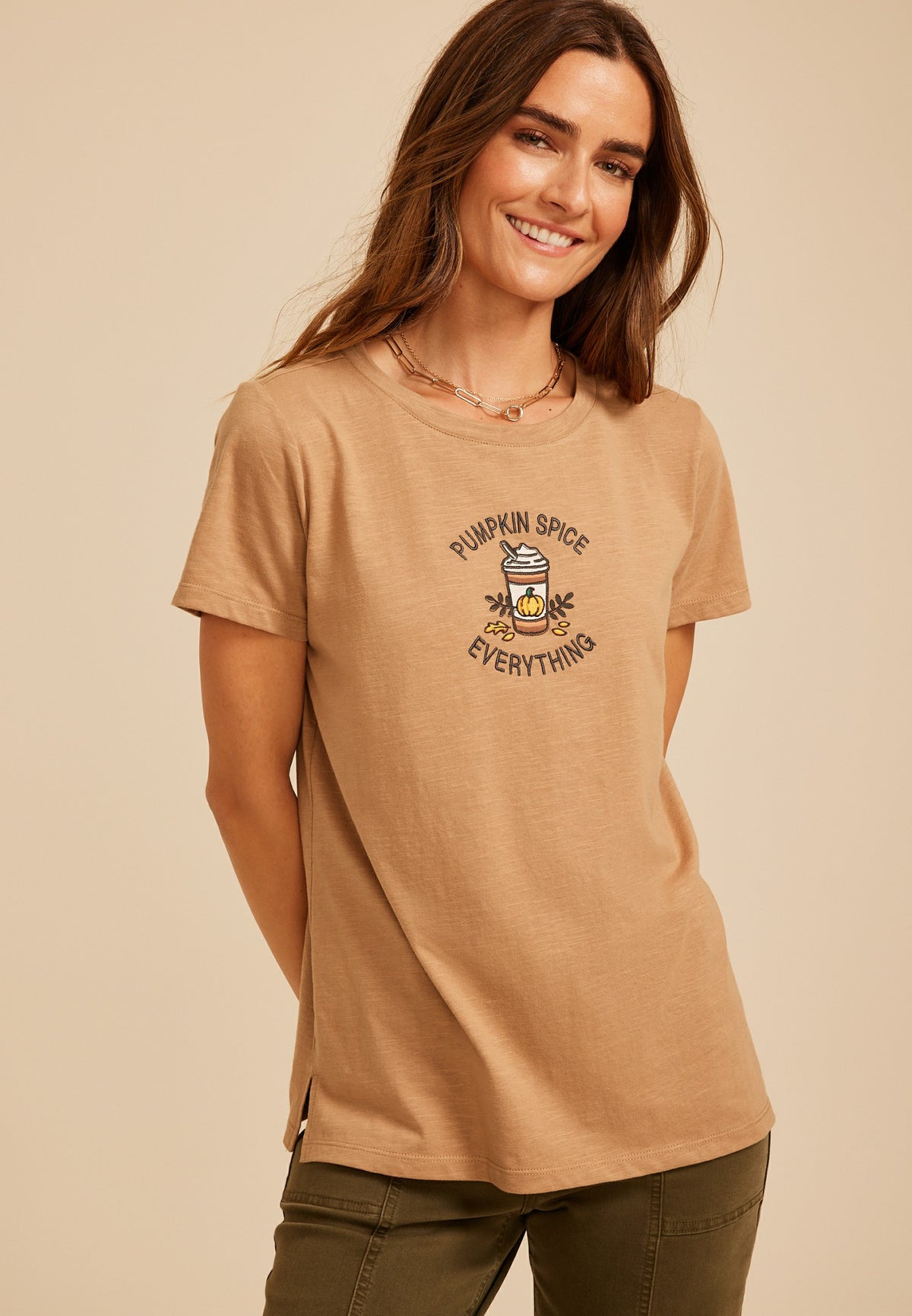 Maurices Pumpkin Spice Everything Classic Fit Graphic Tee