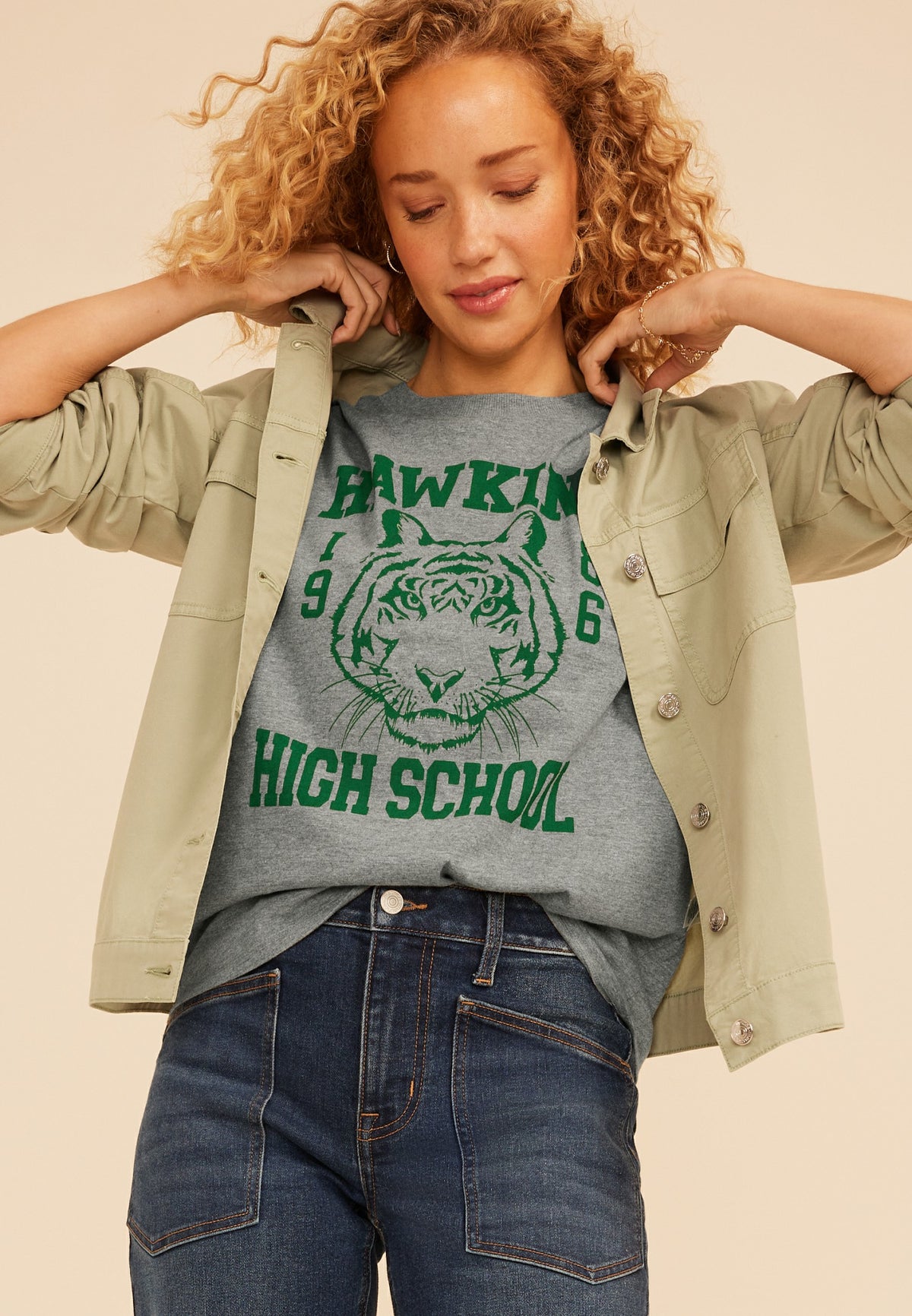 Maurices Hawkins High School Vintage Fit Graphic Tee
