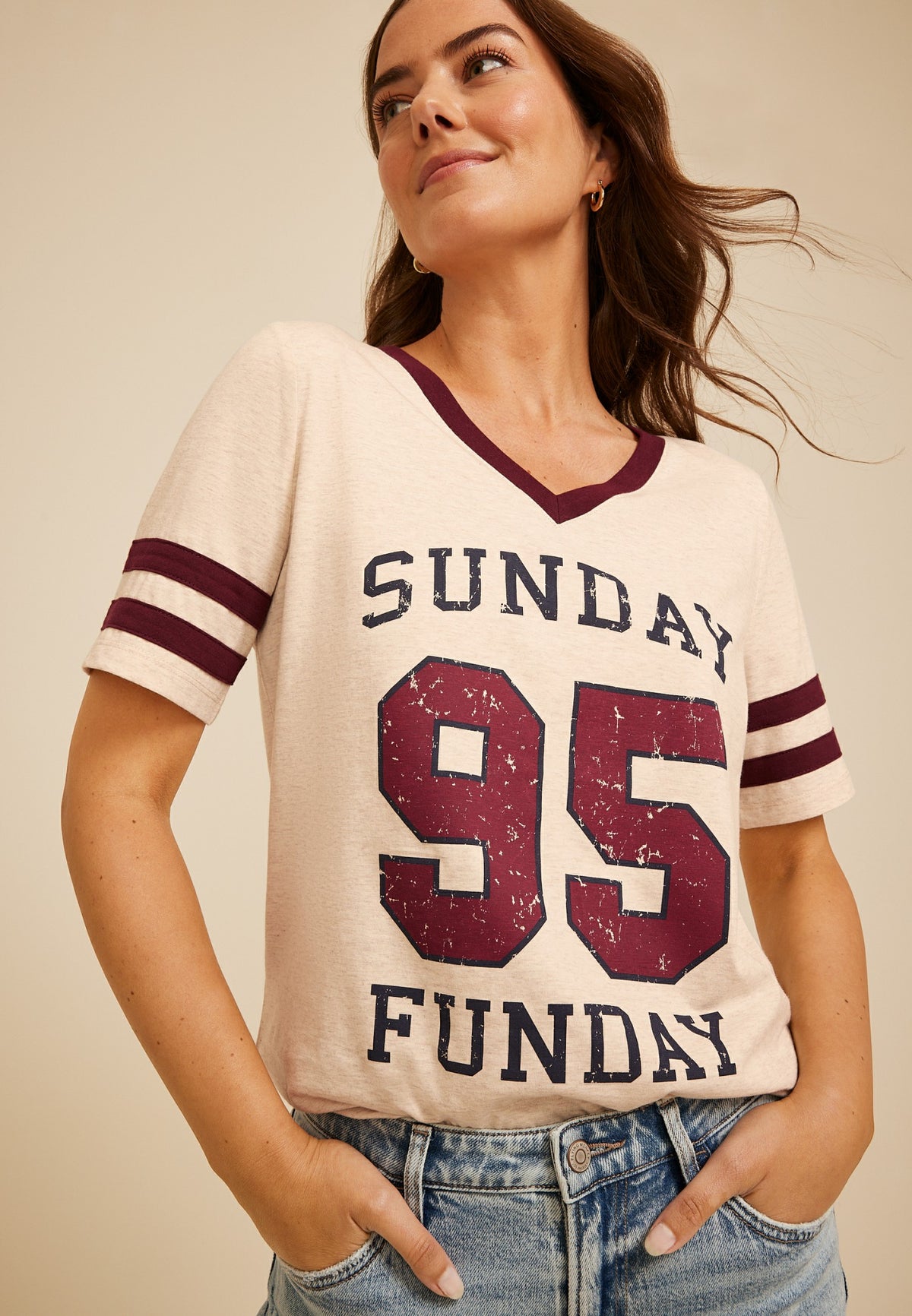 Maurices Sunday Funday Classic Fit Graphic Tee