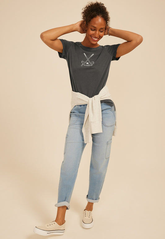 Maurices Game Day Embroidered Hockey Classic Fit Graphic Tee