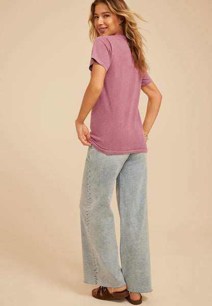 Maurices Reading Racoon Standard Fit Graphic Tee