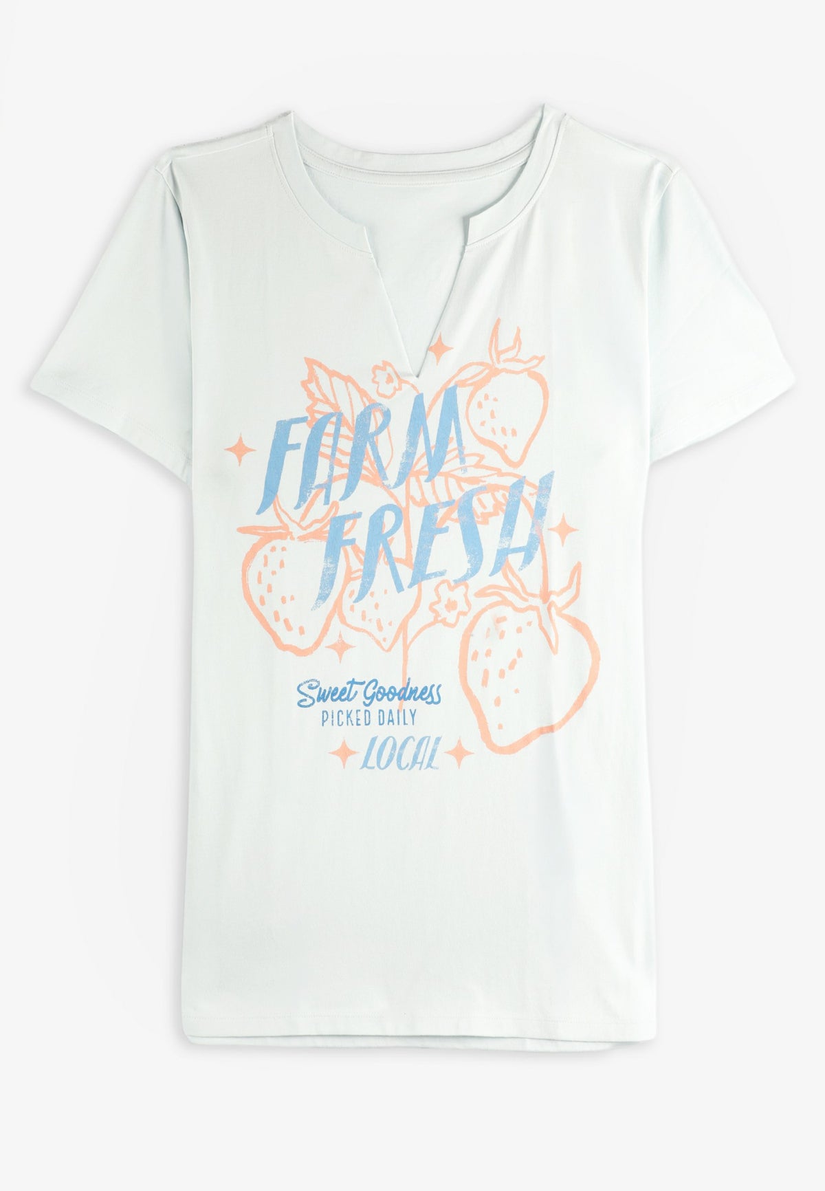 Maurices Farm Fresh Strawberry Classic Fit Graphic Tee