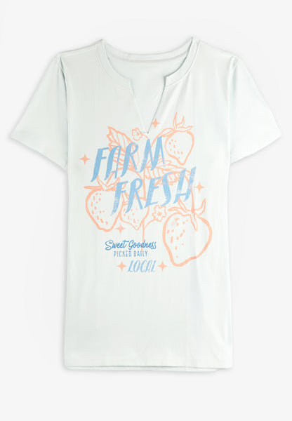 Maurices Farm Fresh Strawberry Classic Fit Graphic Tee