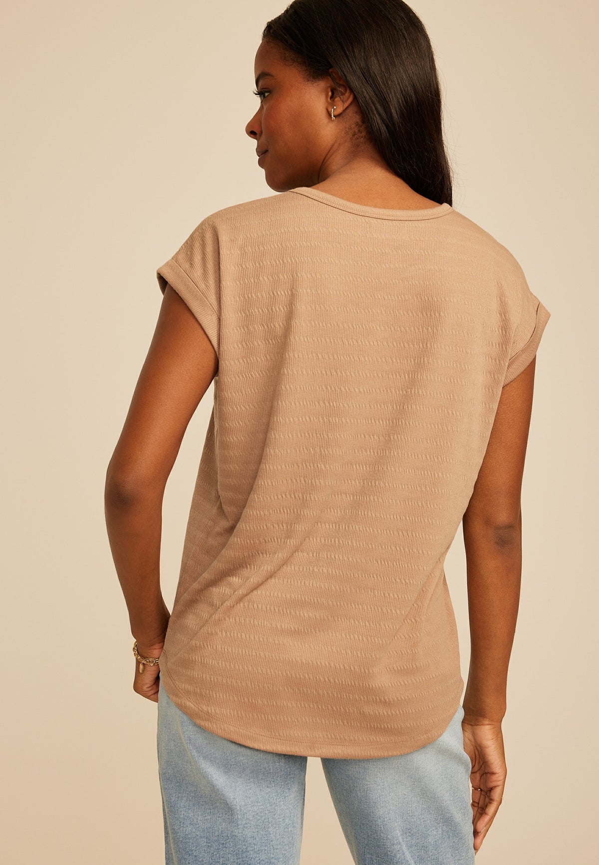 Maurices 24/7 Textured Clara Tee