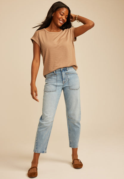 Maurices 24/7 Textured Clara Tee