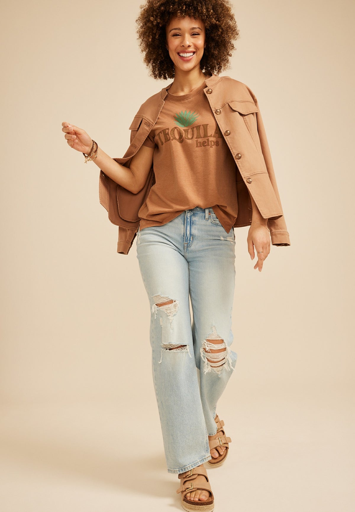 Maurices Tequila Helps Classic Fit Graphic Tee