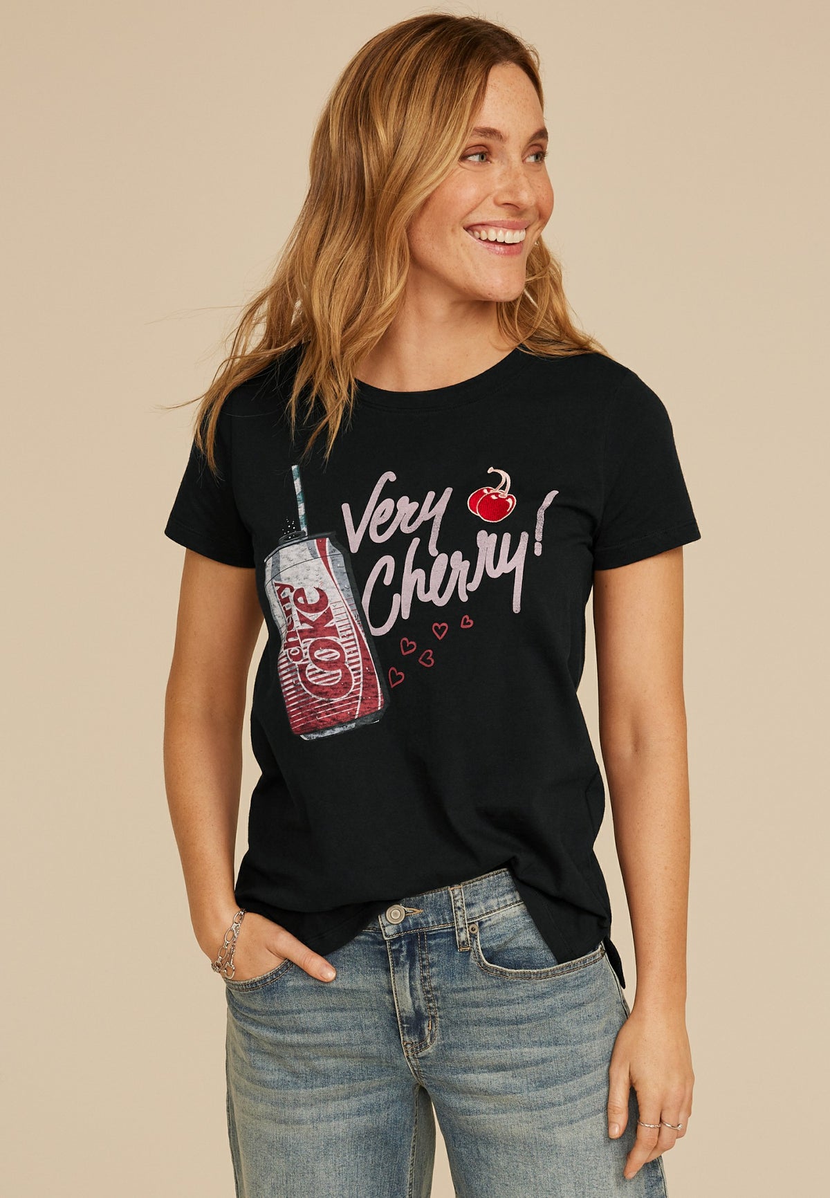 Maurices Cherry Coke Classic Fit Graphic Tee