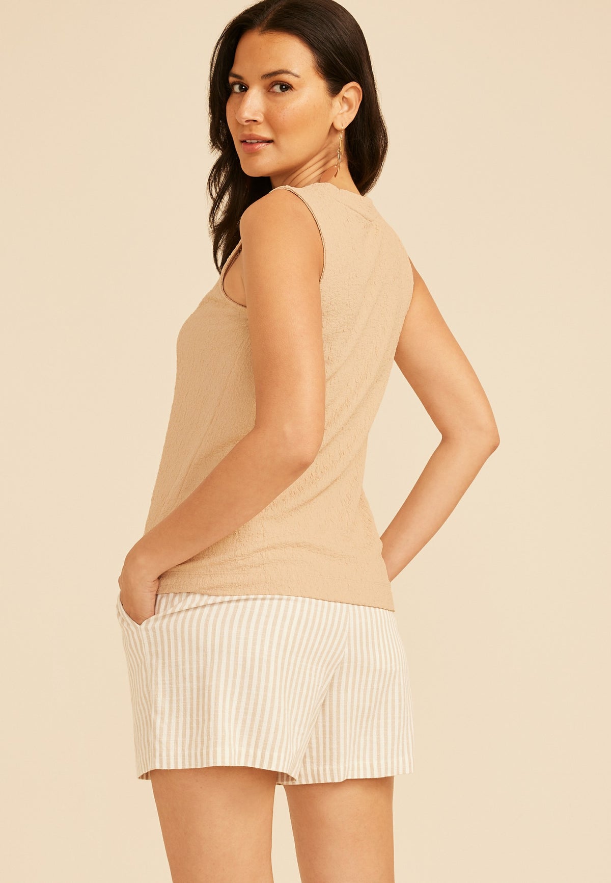 Maurices Textured V Neck Tank Top
