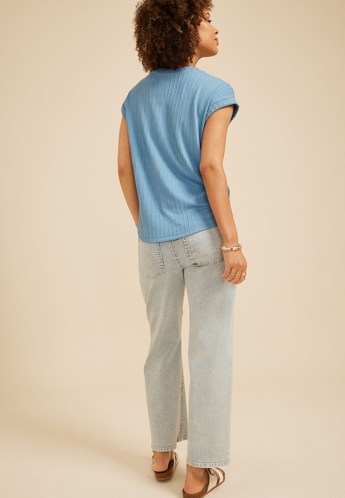 Maurices 24/7 Berkley Texture Short Sleeve Tee