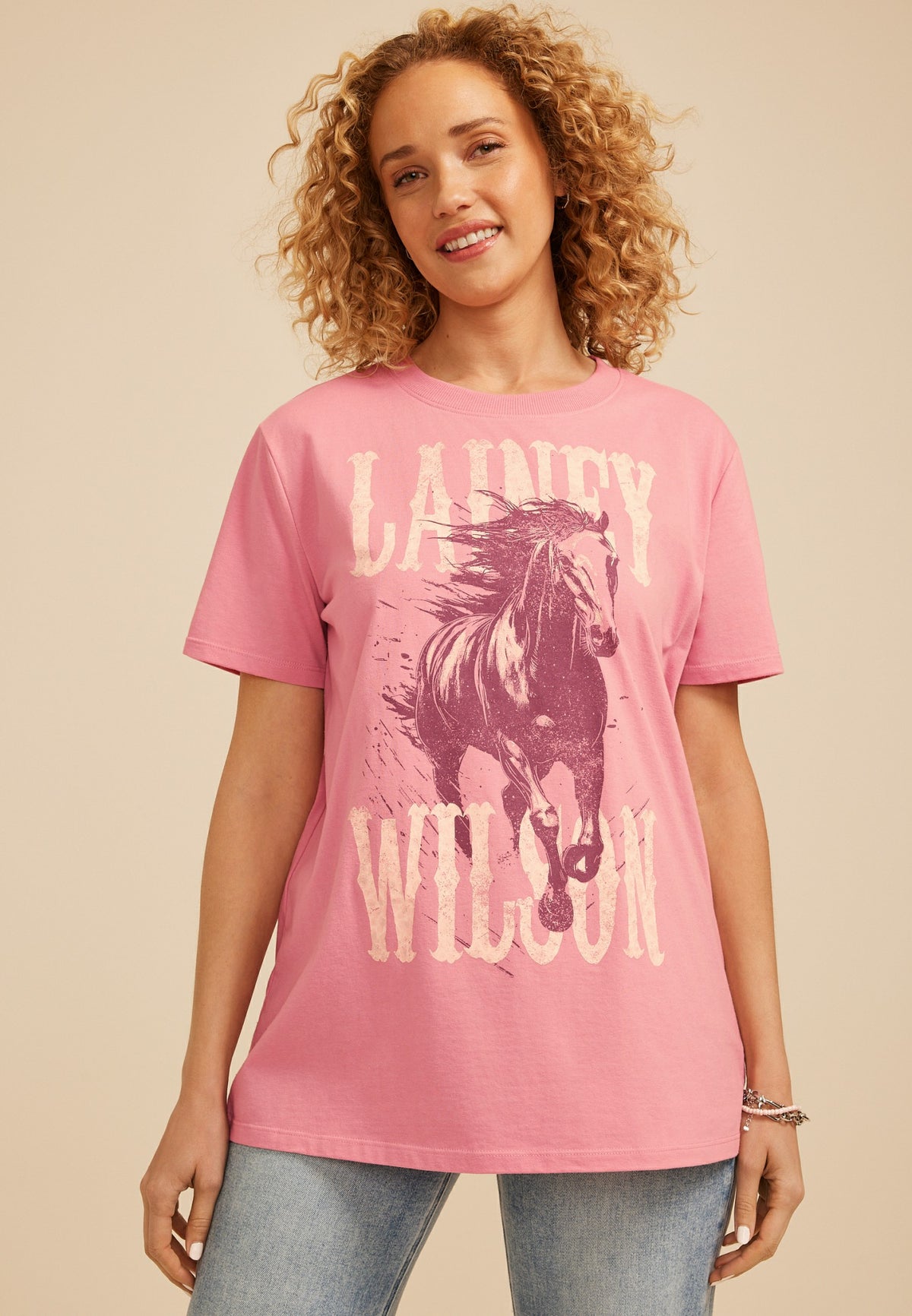 Maurices Lainey Wilson Oversized Fit Graphic Tee
