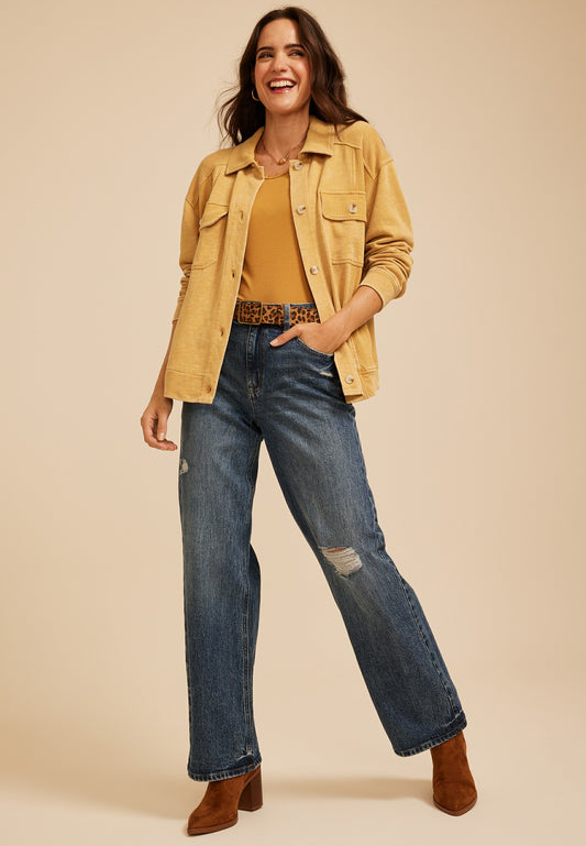 Maurices Button Up Shacket