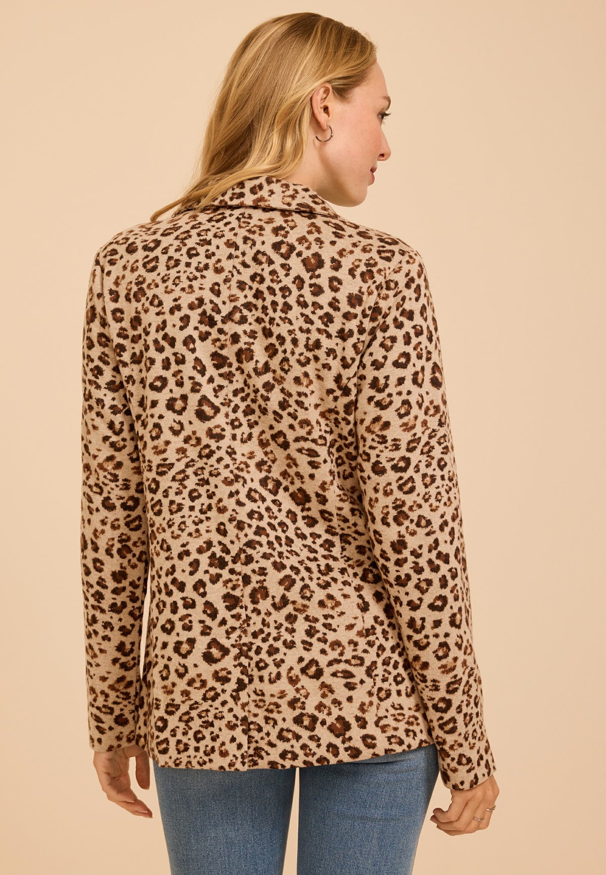Maurices Animal Button Front Blazer