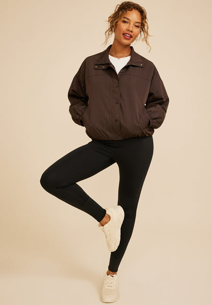 Maurices Cinch Waist Windbreaker Jacket