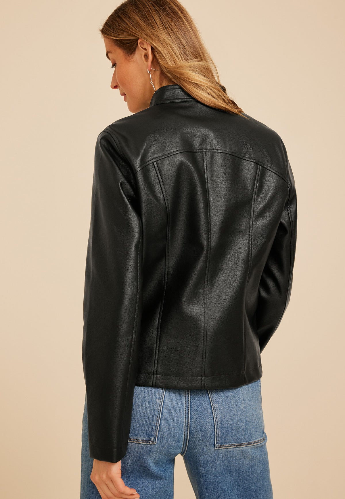 Maurices Faux Leather Biker Jacket