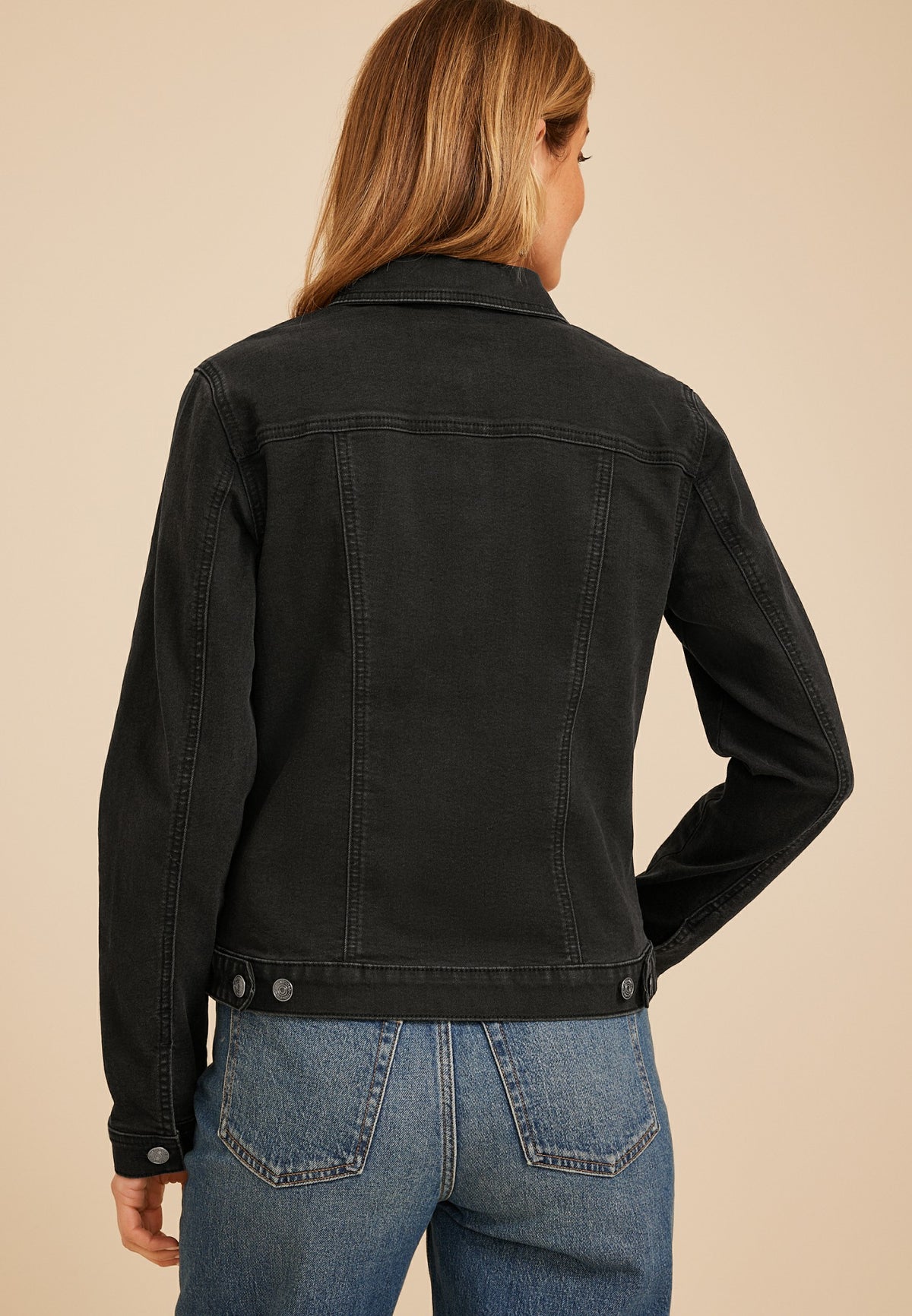 Maurices Black Denim Jacket