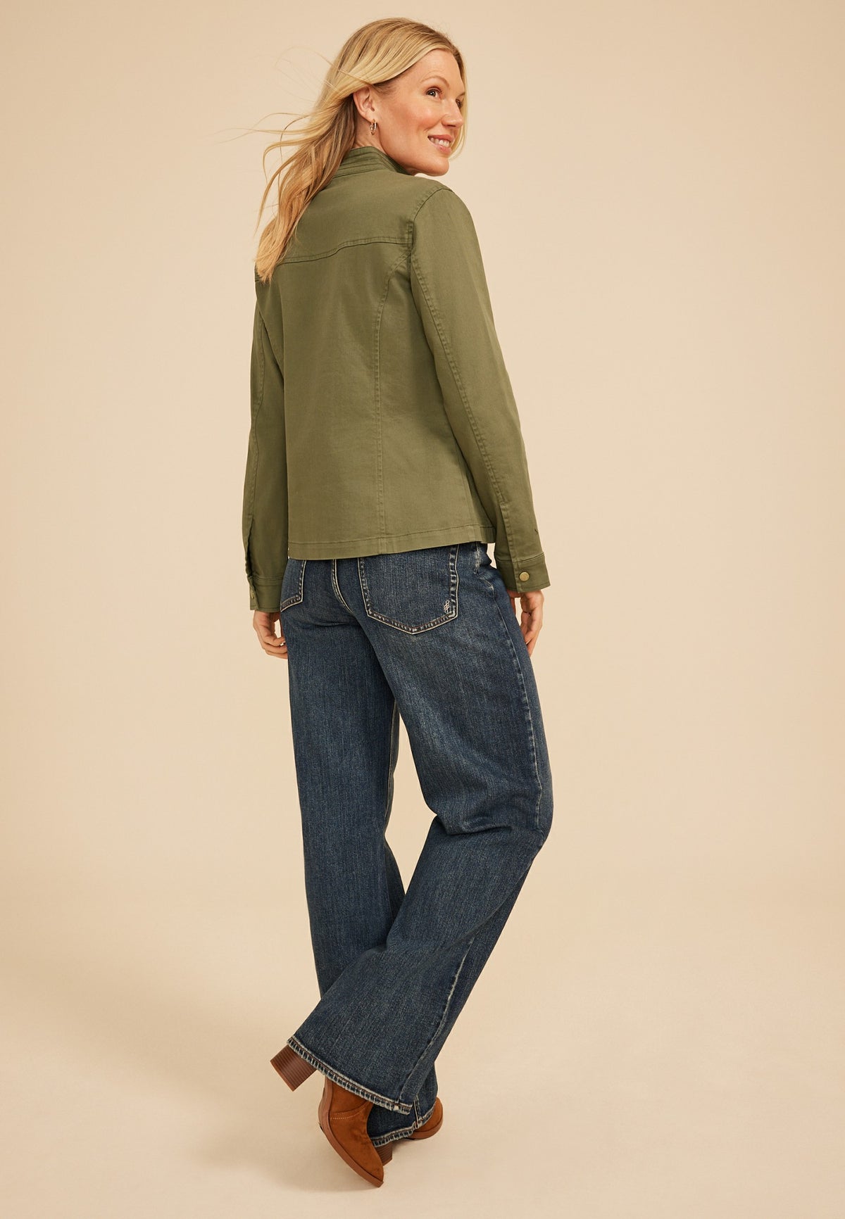 Maurices Twill Biker Jacket