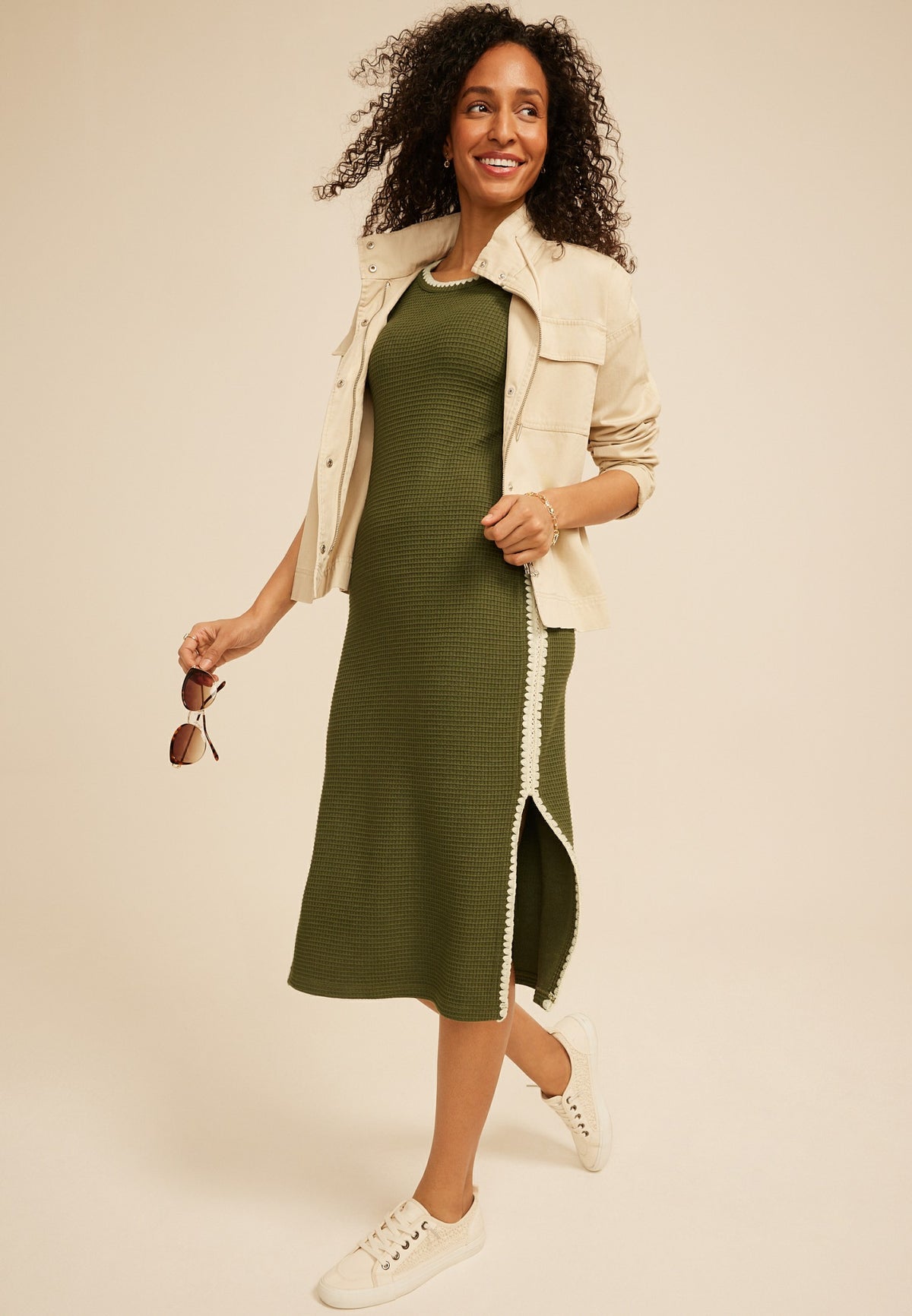 Maurices Bare Whipstitch Midi Dress