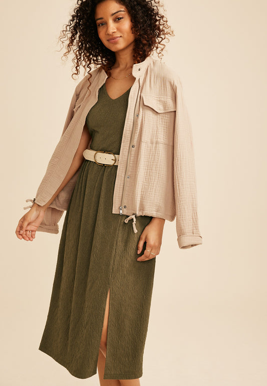Maurices Bare Textured Midi Dress