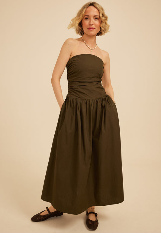 Maurices Band Of The Free Strapless Maxi Dress