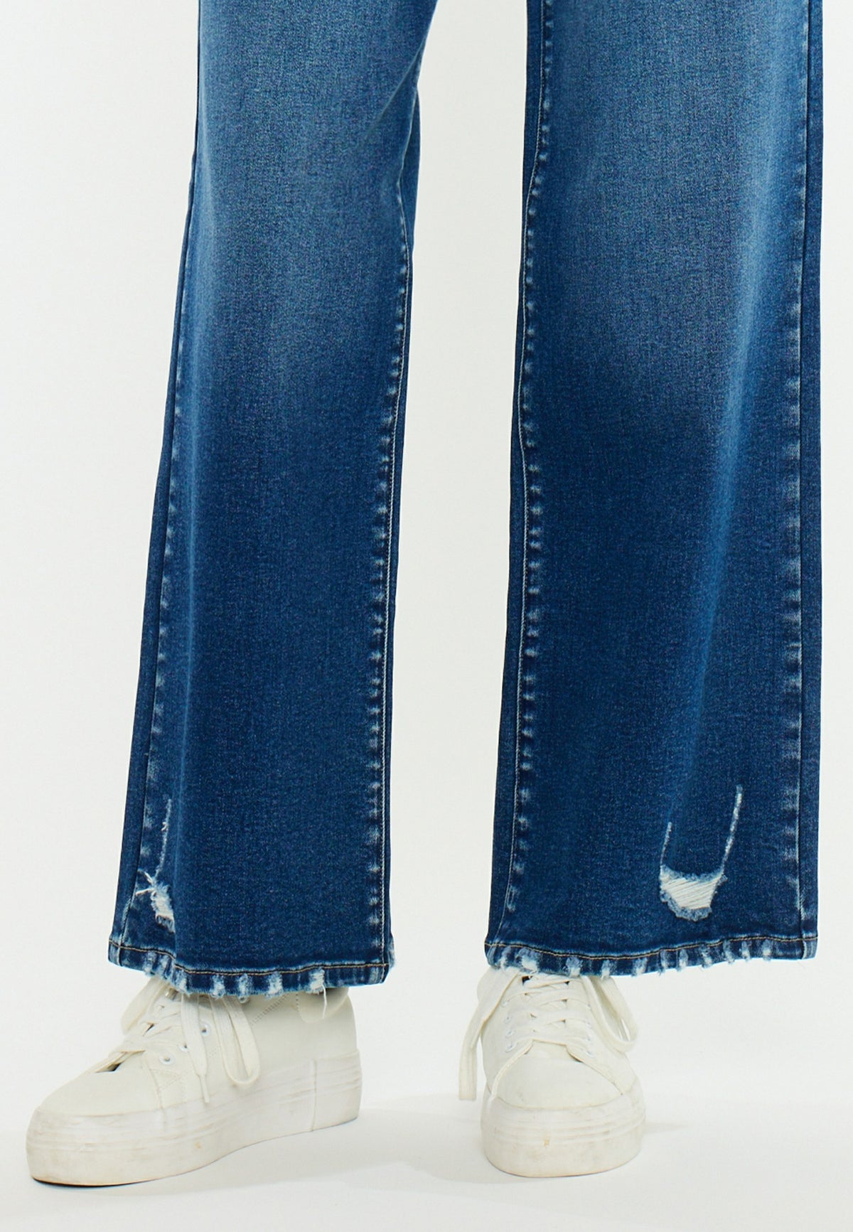 Maurices KanCan™ High Rise Ripped Wide Leg Jeans