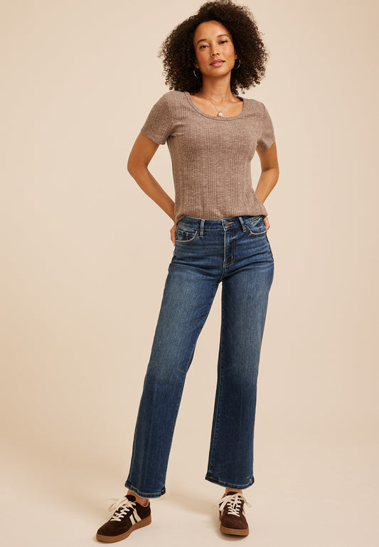 Maurices Flying Monkey™ High Rise Slim Wide Leg Jean