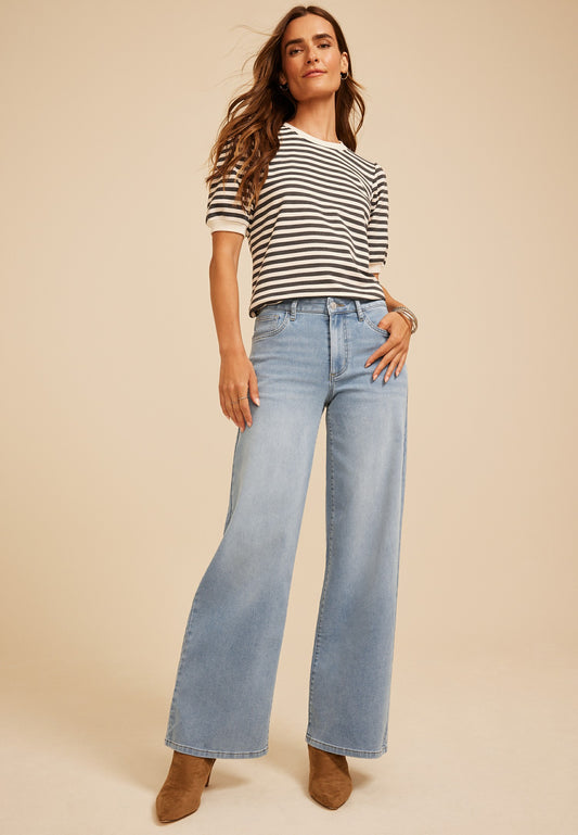 Maurices m jeans by maurices™ High Rise Knit Wide Leg Jean