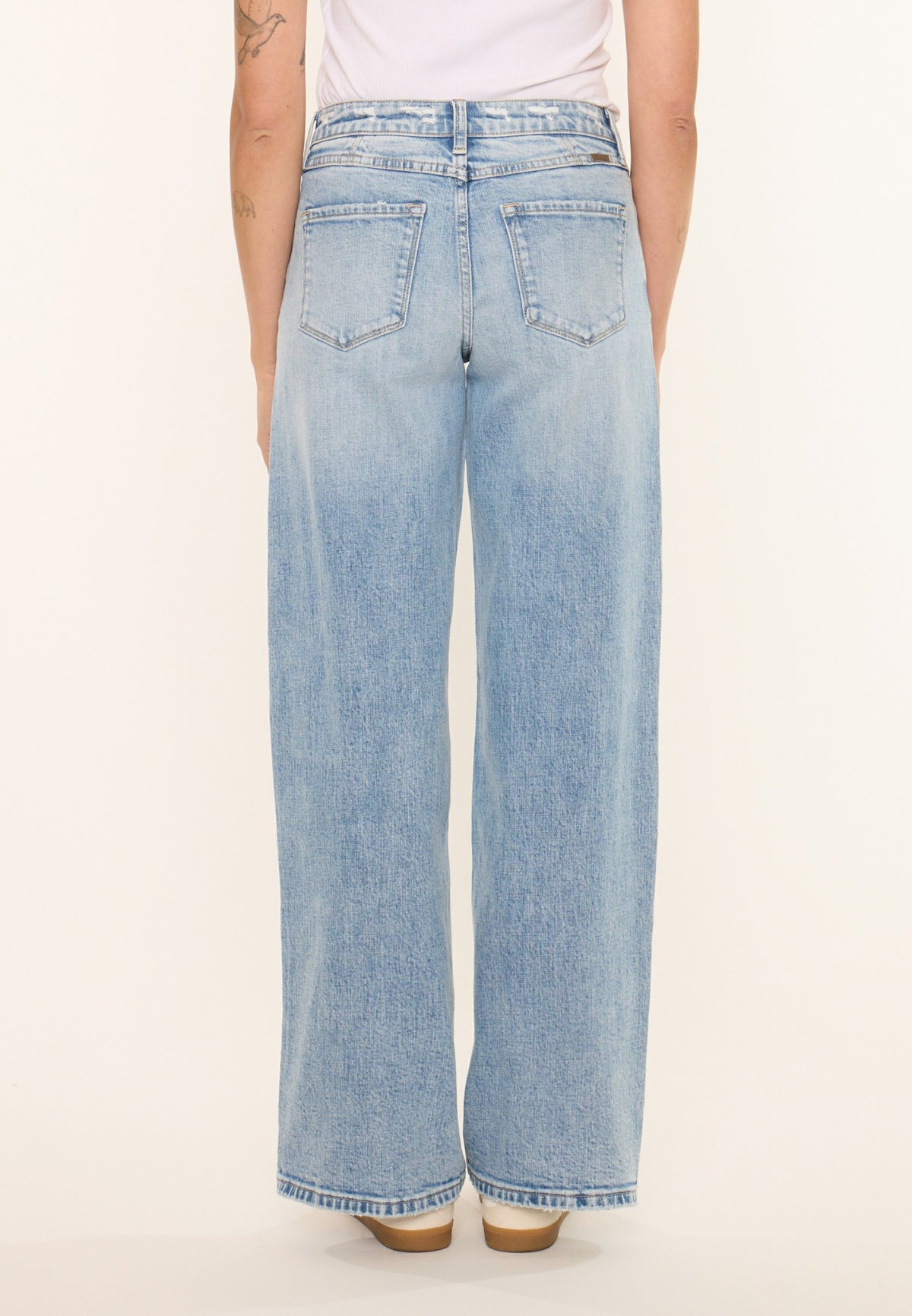 Maurices KanCan™ High Rise Ripped Wide Leg Jean